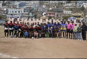 बौराड़ी स्टेडियम में दूसरे दिन करियप्पा गोल्ड टूर्नामेंट के रोमांचक मुकाबले।